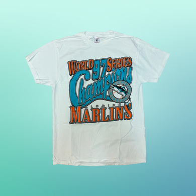 (L) 1997 Florida Marlins World Series tee