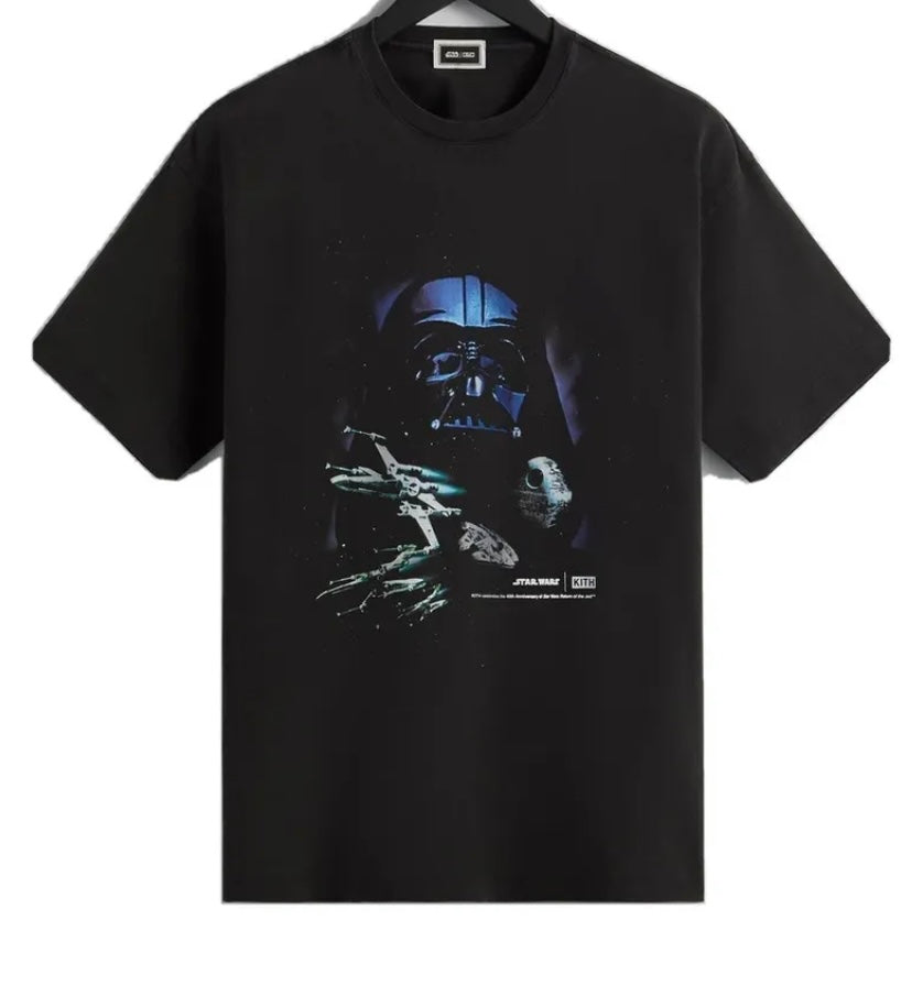 Kith x STAR WARS Darth Vader Space Poster Vintage tee