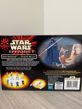 Load image into Gallery viewer, STAR WARS EPISODE 1 COLLECTIBLE &#39;SITH SPEEDER AND DARTH MAUL&#39;