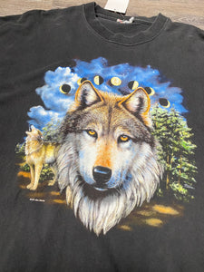 (XL) 2000s Vintage Wolf animal tee