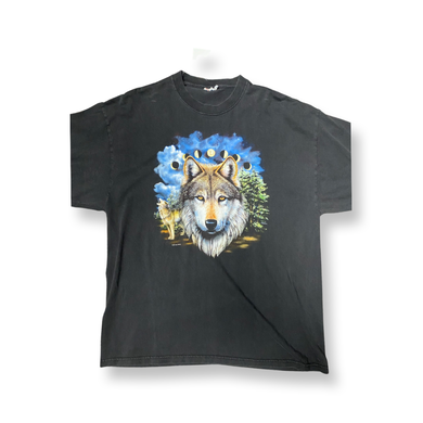 (XL) 2000s Vintage Wolf animal tee