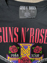 Load image into Gallery viewer, (L) Womens Gun and Rose Crop top