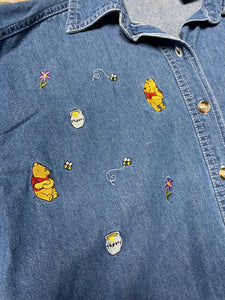 (S) Vintage Pooh Disney Longsleeve button down