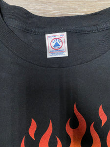 (2XL) Vintage Flame Harley tee